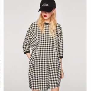 Zara Trafaluc Collection Gingham Dress (S)